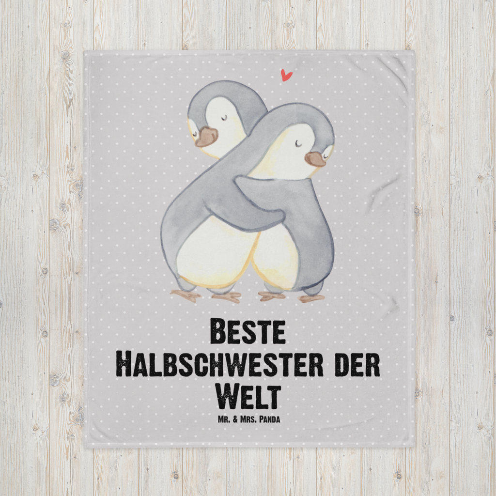 Kuscheldecke Pinguin Beste Halbschwester der Welt Decke, Wohndecke, Tagesdecke, Wolldecke, Sofadecke, für, Dankeschön, Geschenk, Schenken, Geburtstag, Geburtstagsgeschenk, Geschenkidee, Danke, Bedanken, Mitbringsel, Freude machen, Geschenktipp, Halbschwester, Stiefschwester, Stiefgeschwister, Schwestern, Schwester, Geschwister, Schwesterherz, Sister, Familie, Kleinigkeit, Beste, Tochter, Liebe, Kinder