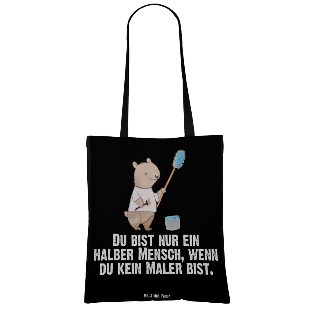 Tragetasche Maler mit Herz Beuteltasche, Beutel, Einkaufstasche, Jutebeutel, Stoffbeutel, Tasche, Shopper, Umhängetasche, Strandtasche, Schultertasche, Stofftasche, Tragetasche, Badetasche, Jutetasche, Einkaufstüte, Laptoptasche, Beruf, Ausbildung, Jubiläum, Abschied, Rente, Kollege, Kollegin, Geschenk, Schenken, Arbeitskollege, Mitarbeiter, Firma, Danke, Dankeschön, Maler, Malermeister, Gesellenprüfung, Meisterprüfung, Malerbetrieb