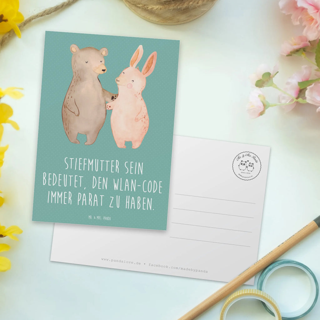 Postkarte Stiefmutter Heldin Postkarte, Karte, Geschenkkarte, Grußkarte, Einladung, Ansichtskarte, Geburtstagskarte, Einladungskarte, Dankeskarte, Ansichtskarten, Einladung Geburtstag, Einladungskarten Geburtstag, Familie, Vatertag, Muttertag, Bruder, Schwester, Mama, Papa, Oma, Opa