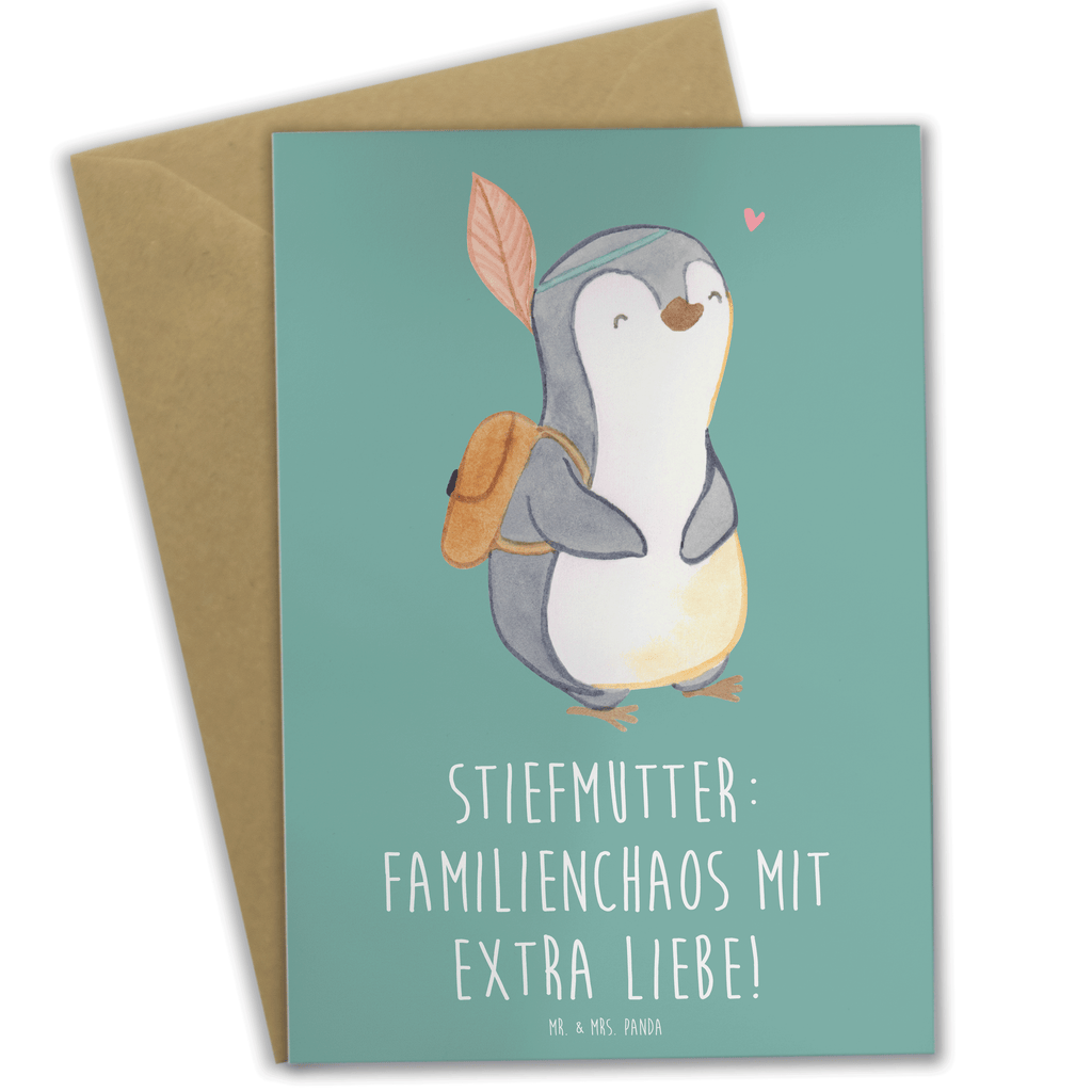 Grußkarte Stiefmutter Liebe Grußkarte, Klappkarte, Einladungskarte, Glückwunschkarte, Hochzeitskarte, Geburtstagskarte, Karte, Ansichtskarten, Familie, Vatertag, Muttertag, Bruder, Schwester, Mama, Papa, Oma, Opa