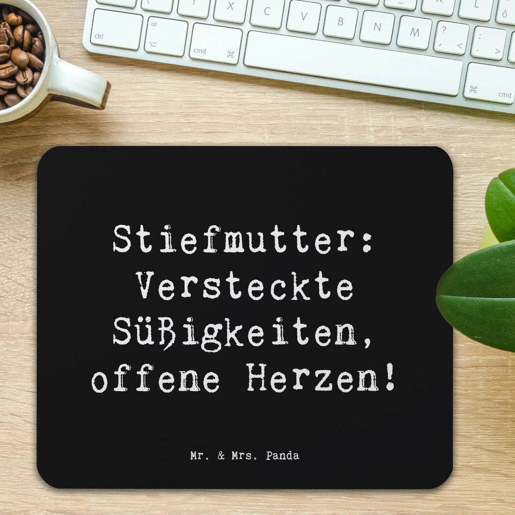 Mauspad Spruch Stiefmutter Herzen Mousepad, Computer zubehör, Büroausstattung, PC Zubehör, Arbeitszimmer, Mauspad, Einzigartiges Mauspad, Designer Mauspad, Mausunterlage, Mauspad Büro, Familie, Vatertag, Muttertag, Bruder, Schwester, Mama, Papa, Oma, Opa