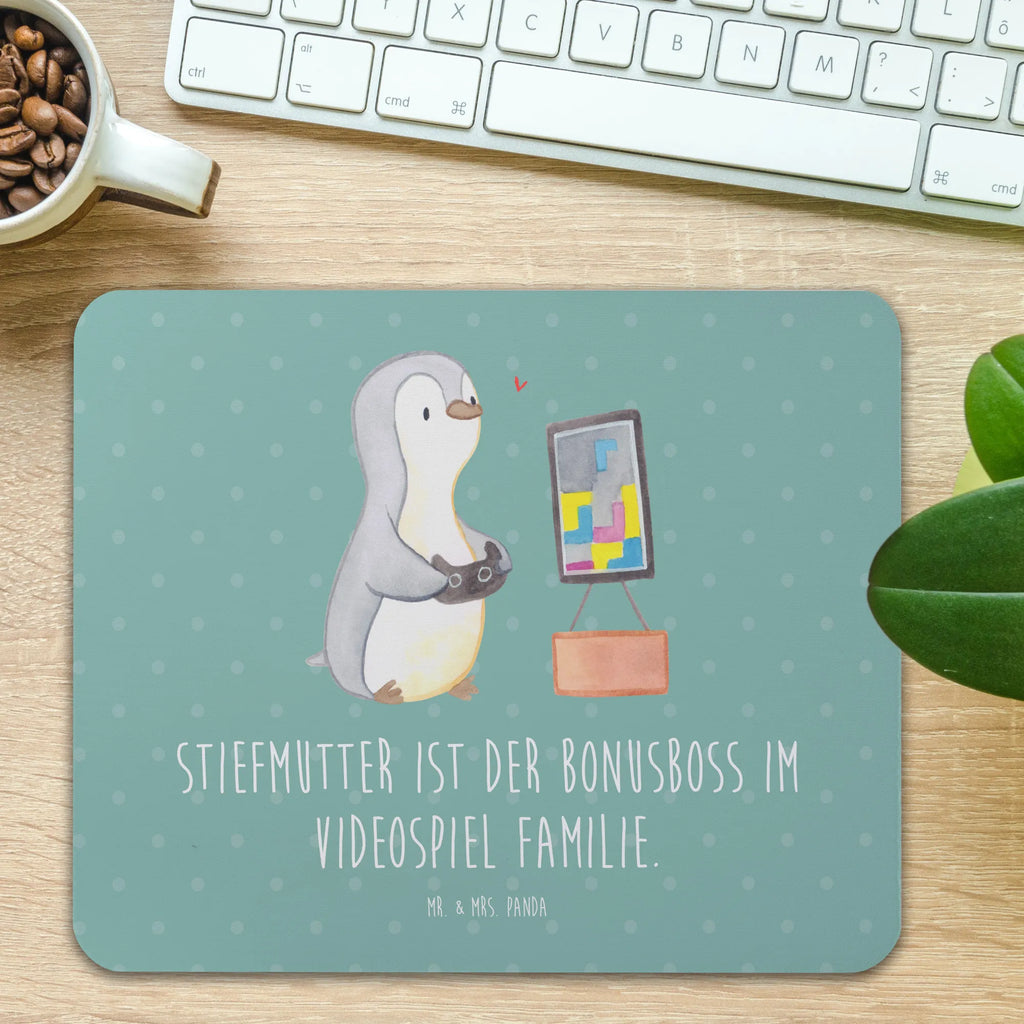 Mauspad Stiefmutter Bonusboss Mousepad, Computer zubehör, Büroausstattung, PC Zubehör, Arbeitszimmer, Mauspad, Einzigartiges Mauspad, Designer Mauspad, Mausunterlage, Mauspad Büro, Familie, Vatertag, Muttertag, Bruder, Schwester, Mama, Papa, Oma, Opa