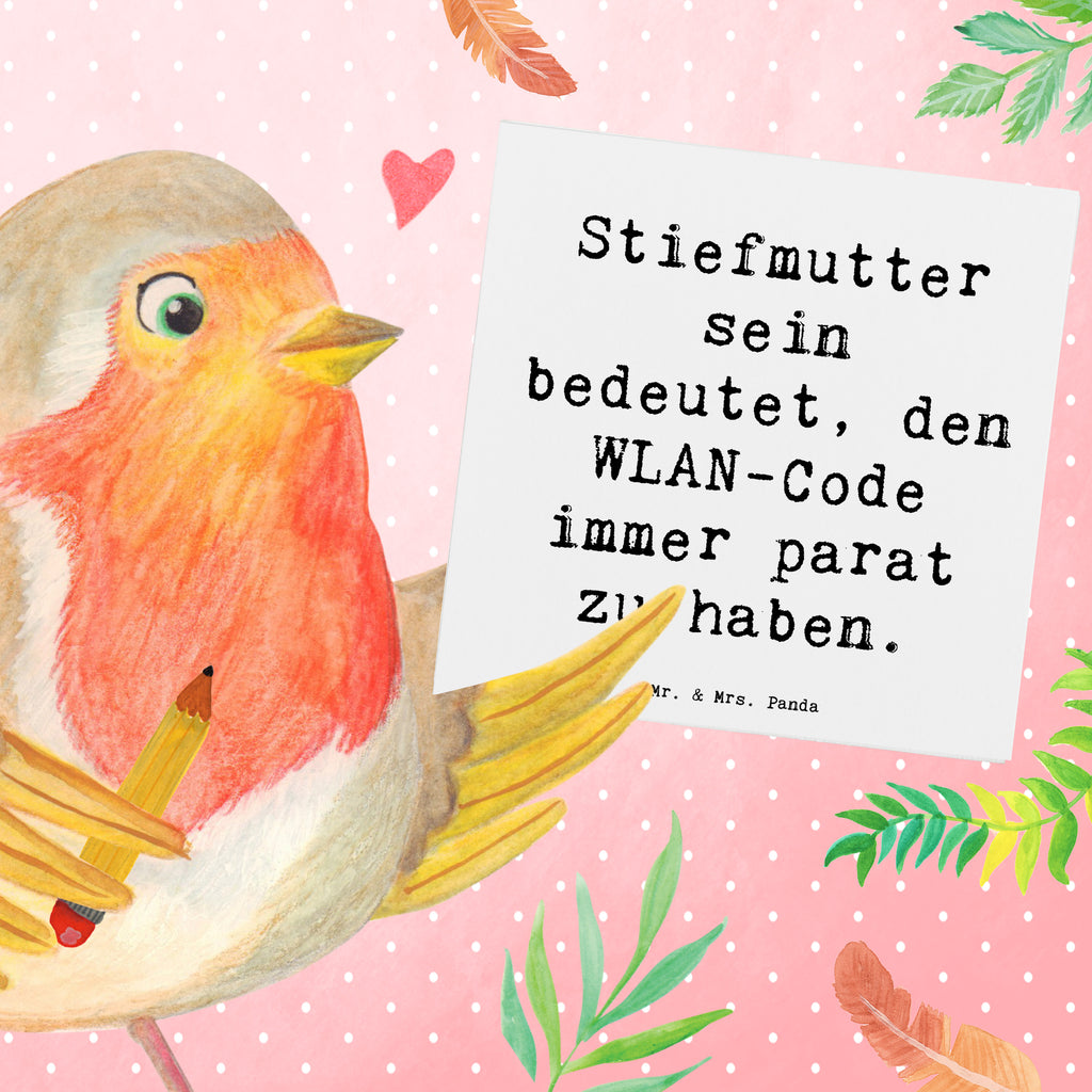 Deluxe Karte Spruch Stiefmutter Heldin Karte, Grußkarte, Klappkarte, Einladungskarte, Glückwunschkarte, Hochzeitskarte, Geburtstagskarte, Hochwertige Grußkarte, Hochwertige Klappkarte, Familie, Vatertag, Muttertag, Bruder, Schwester, Mama, Papa, Oma, Opa