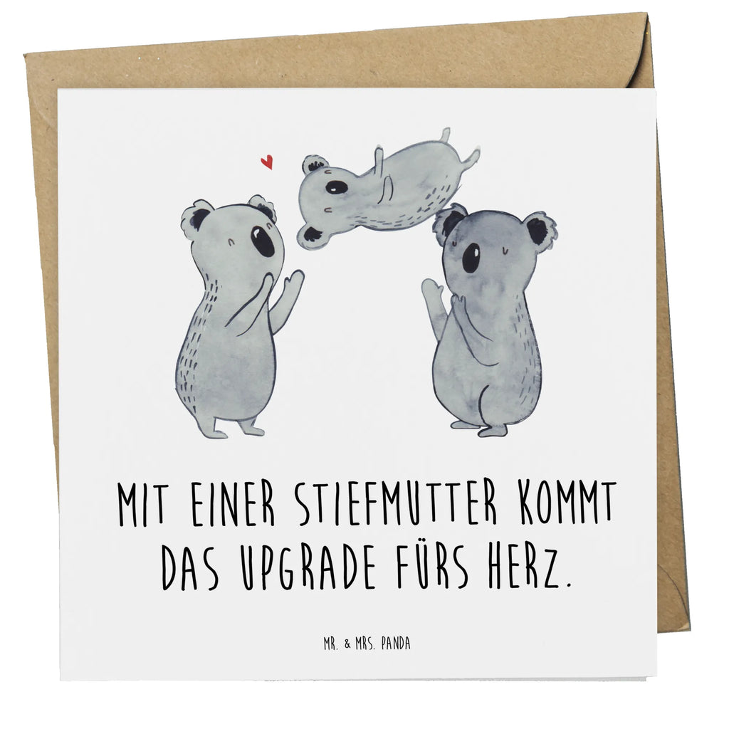 Deluxe Karte Herz Stiefmutter Karte, Grußkarte, Klappkarte, Einladungskarte, Glückwunschkarte, Hochzeitskarte, Geburtstagskarte, Hochwertige Grußkarte, Hochwertige Klappkarte, Familie, Vatertag, Muttertag, Bruder, Schwester, Mama, Papa, Oma, Opa