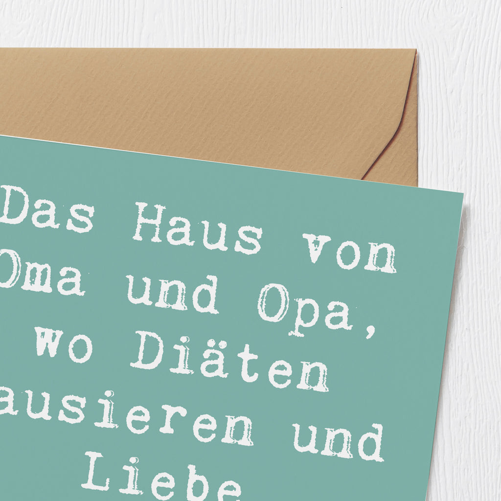 Deluxe Karte Spruch Großelternliebe Karte, Grußkarte, Klappkarte, Einladungskarte, Glückwunschkarte, Hochzeitskarte, Geburtstagskarte, Hochwertige Grußkarte, Hochwertige Klappkarte, Familie, Vatertag, Muttertag, Bruder, Schwester, Mama, Papa, Oma, Opa