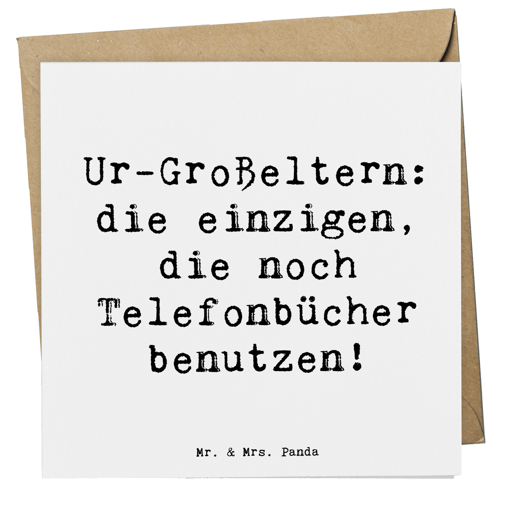 Deluxe Karte Spruch Ur-Großeltern Liebe Karte, Grußkarte, Klappkarte, Einladungskarte, Glückwunschkarte, Hochzeitskarte, Geburtstagskarte, Hochwertige Grußkarte, Hochwertige Klappkarte, Familie, Vatertag, Muttertag, Bruder, Schwester, Mama, Papa, Oma, Opa