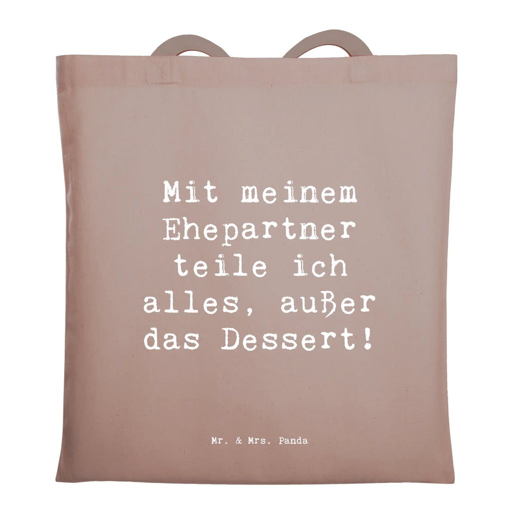 Tragetasche Spruch Ehepartner Dessert Beuteltasche, Beutel, Einkaufstasche, Jutebeutel, Stoffbeutel, Tasche, Shopper, Umhängetasche, Strandtasche, Schultertasche, Stofftasche, Tragetasche, Badetasche, Jutetasche, Einkaufstüte, Laptoptasche, Familie, Vatertag, Muttertag, Bruder, Schwester, Mama, Papa, Oma, Opa