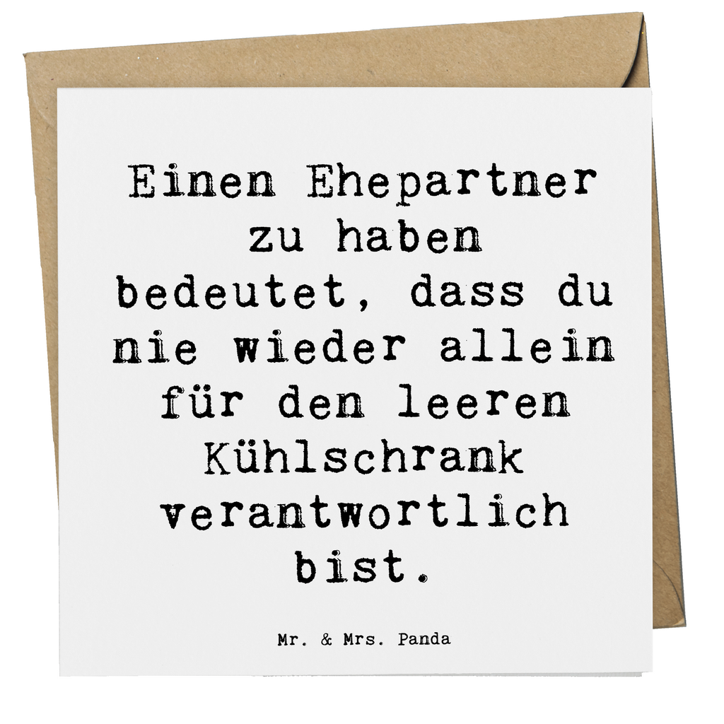 Deluxe Karte Spruch Ehepartner Team Karte, Grußkarte, Klappkarte, Einladungskarte, Glückwunschkarte, Hochzeitskarte, Geburtstagskarte, Hochwertige Grußkarte, Hochwertige Klappkarte, Familie, Vatertag, Muttertag, Bruder, Schwester, Mama, Papa, Oma, Opa