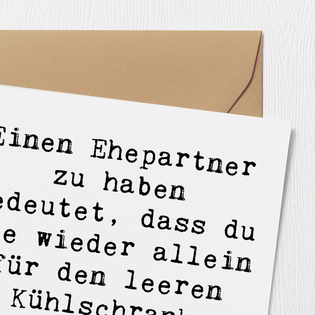 Deluxe Karte Spruch Ehepartner Team Karte, Grußkarte, Klappkarte, Einladungskarte, Glückwunschkarte, Hochzeitskarte, Geburtstagskarte, Hochwertige Grußkarte, Hochwertige Klappkarte, Familie, Vatertag, Muttertag, Bruder, Schwester, Mama, Papa, Oma, Opa