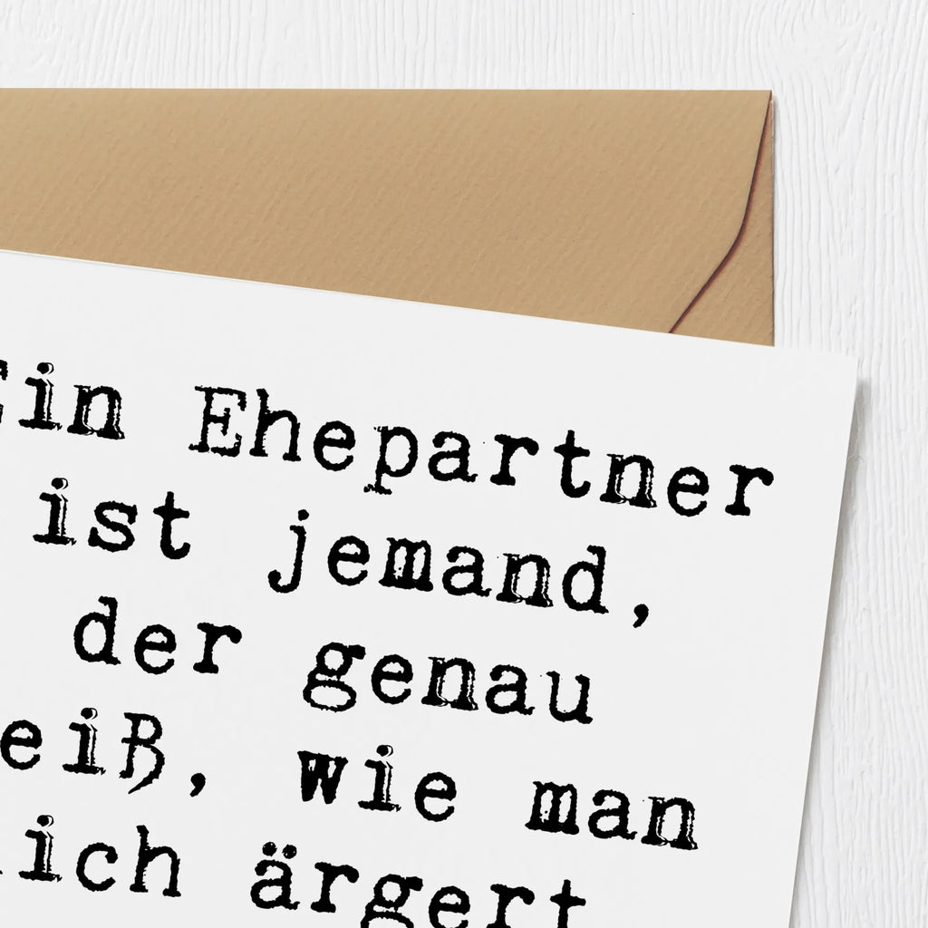 Deluxe Karte Spruch Ehepartner Liebe Karte, Grußkarte, Klappkarte, Einladungskarte, Glückwunschkarte, Hochzeitskarte, Geburtstagskarte, Hochwertige Grußkarte, Hochwertige Klappkarte, Familie, Vatertag, Muttertag, Bruder, Schwester, Mama, Papa, Oma, Opa