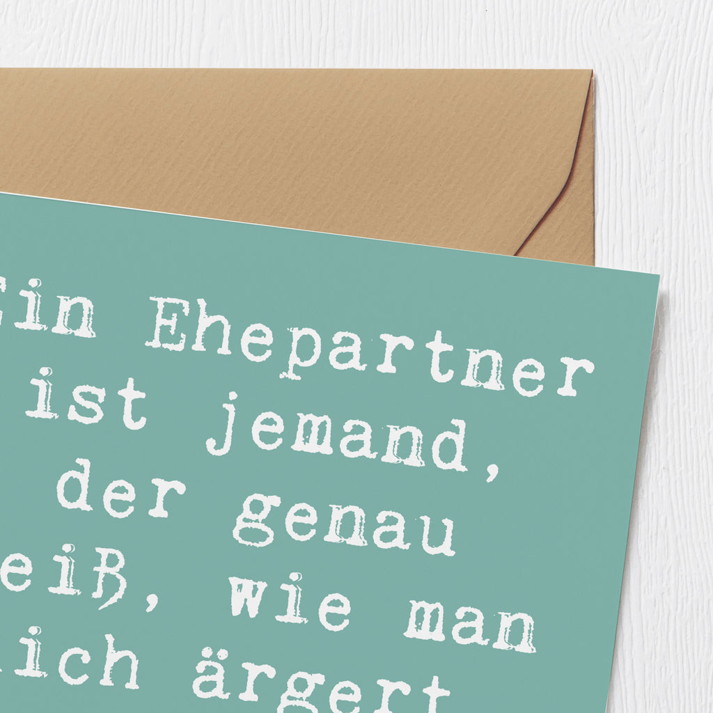 Deluxe Karte Spruch Ehepartner Liebe Karte, Grußkarte, Klappkarte, Einladungskarte, Glückwunschkarte, Hochzeitskarte, Geburtstagskarte, Hochwertige Grußkarte, Hochwertige Klappkarte, Familie, Vatertag, Muttertag, Bruder, Schwester, Mama, Papa, Oma, Opa