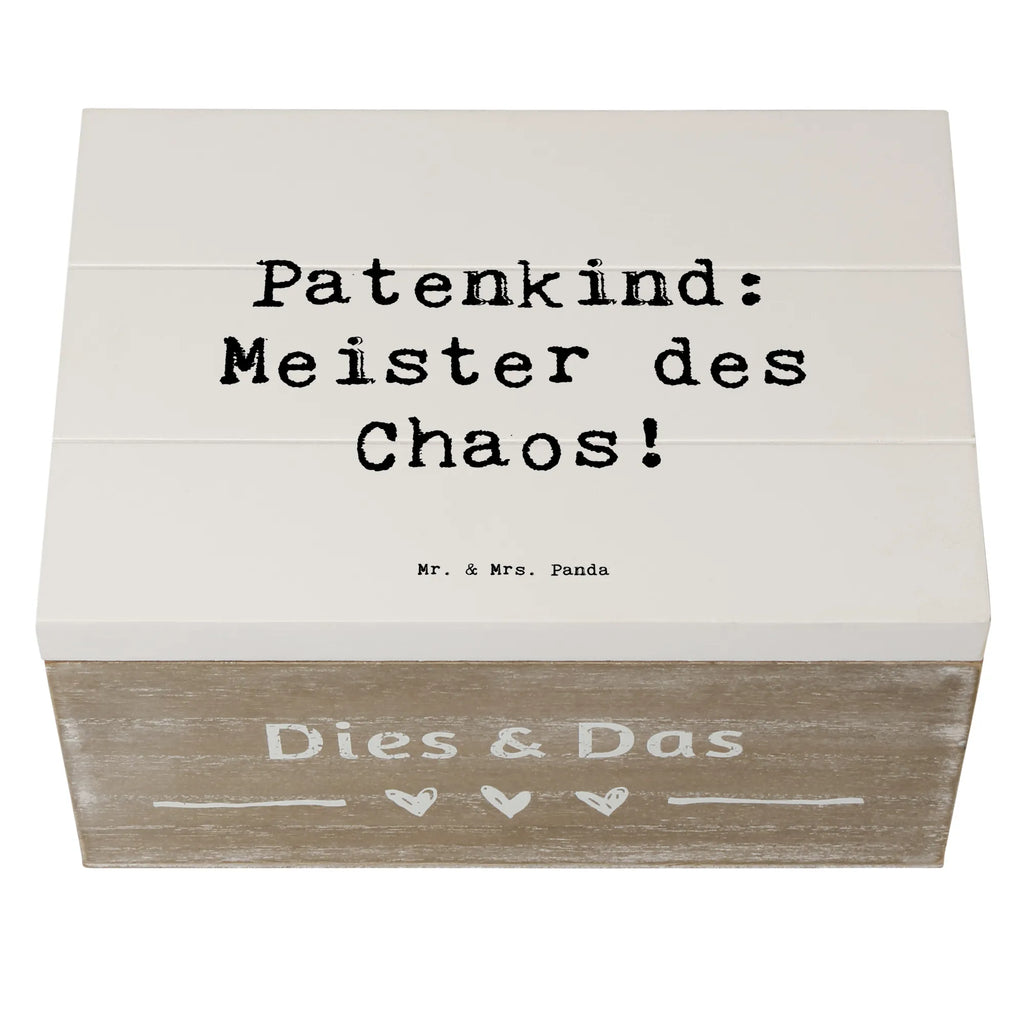 Holzkiste Spruch Patenkind Chaosmeister Holzkiste, Kiste, Schatzkiste, Truhe, Schatulle, XXL, Erinnerungsbox, Erinnerungskiste, Dekokiste, Aufbewahrungsbox, Geschenkbox, Geschenkdose, Familie, Vatertag, Muttertag, Bruder, Schwester, Mama, Papa, Oma, Opa