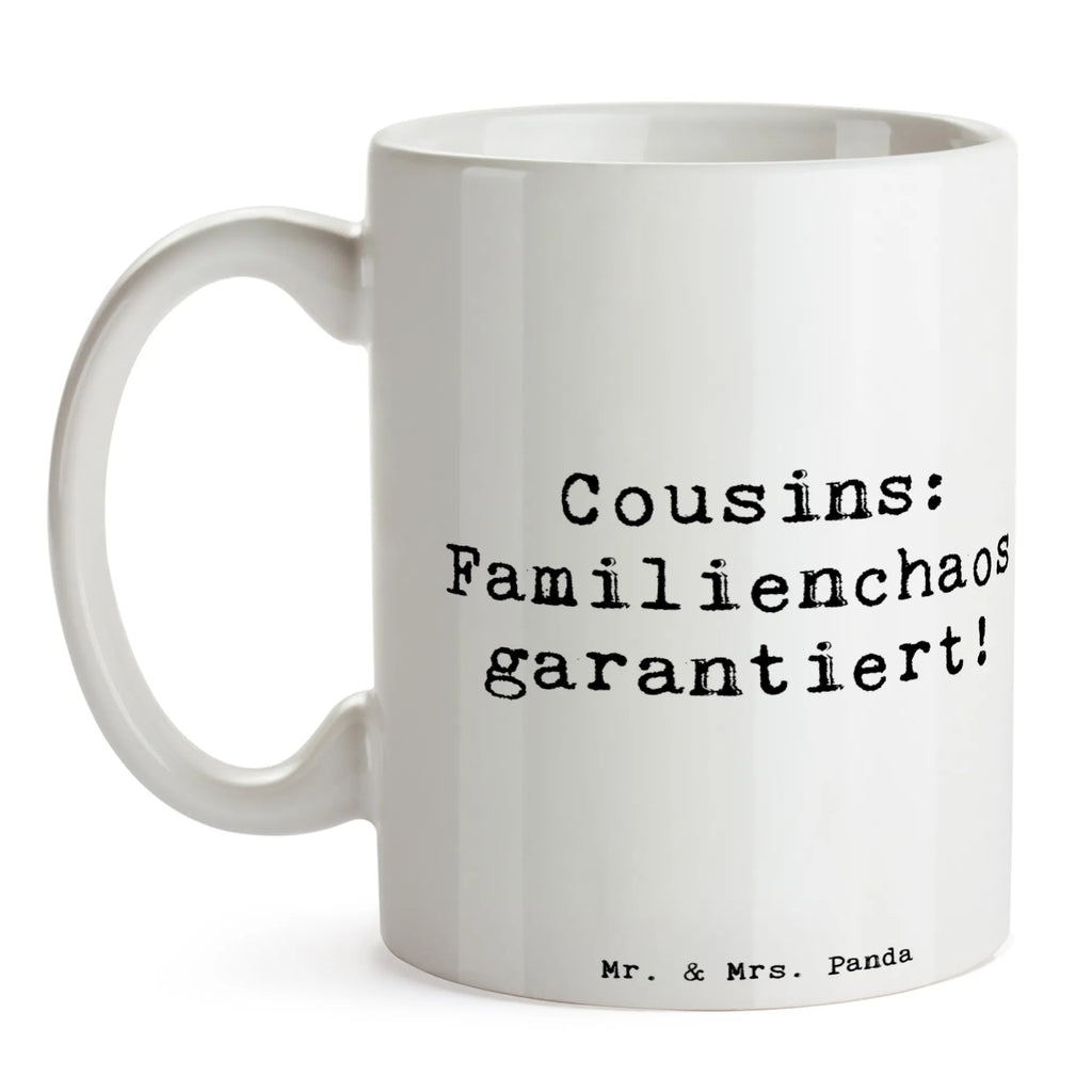 Tasse Spruch Cousin Abenteuer Tasse, Kaffeetasse, Teetasse, Becher, Kaffeebecher, Teebecher, Keramiktasse, Porzellantasse, Büro Tasse, Geschenk Tasse, Tasse Sprüche, Tasse Motive, Kaffeetassen, Tasse bedrucken, Designer Tasse, Cappuccino Tassen, Schöne Teetassen, Familie, Vatertag, Muttertag, Bruder, Schwester, Mama, Papa, Oma, Opa