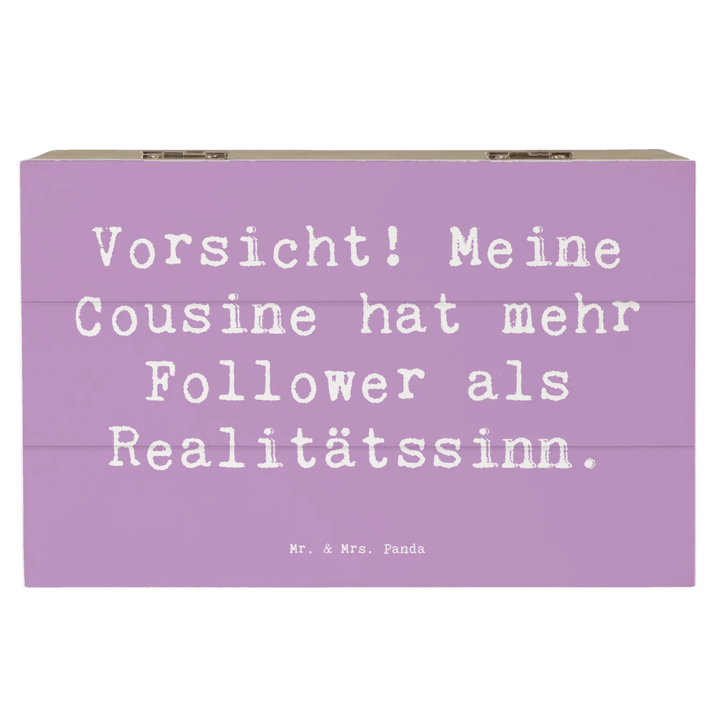 Holzkiste Spruch Cousine Influencer Holzkiste, Kiste, Schatzkiste, Truhe, Schatulle, XXL, Erinnerungsbox, Erinnerungskiste, Dekokiste, Aufbewahrungsbox, Geschenkbox, Geschenkdose, Familie, Vatertag, Muttertag, Bruder, Schwester, Mama, Papa, Oma, Opa