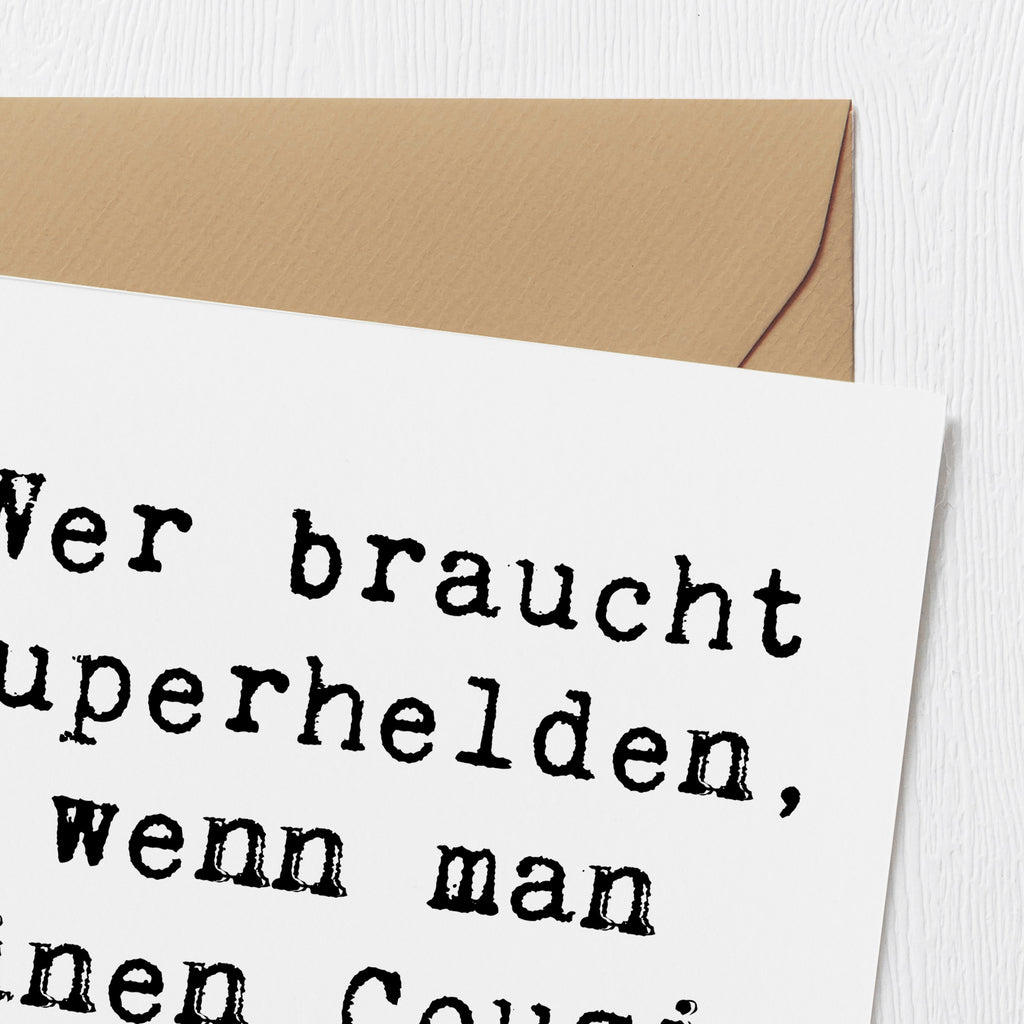 Deluxe Karte Spruch Cousin Held Karte, Grußkarte, Klappkarte, Einladungskarte, Glückwunschkarte, Hochzeitskarte, Geburtstagskarte, Hochwertige Grußkarte, Hochwertige Klappkarte, Familie, Vatertag, Muttertag, Bruder, Schwester, Mama, Papa, Oma, Opa