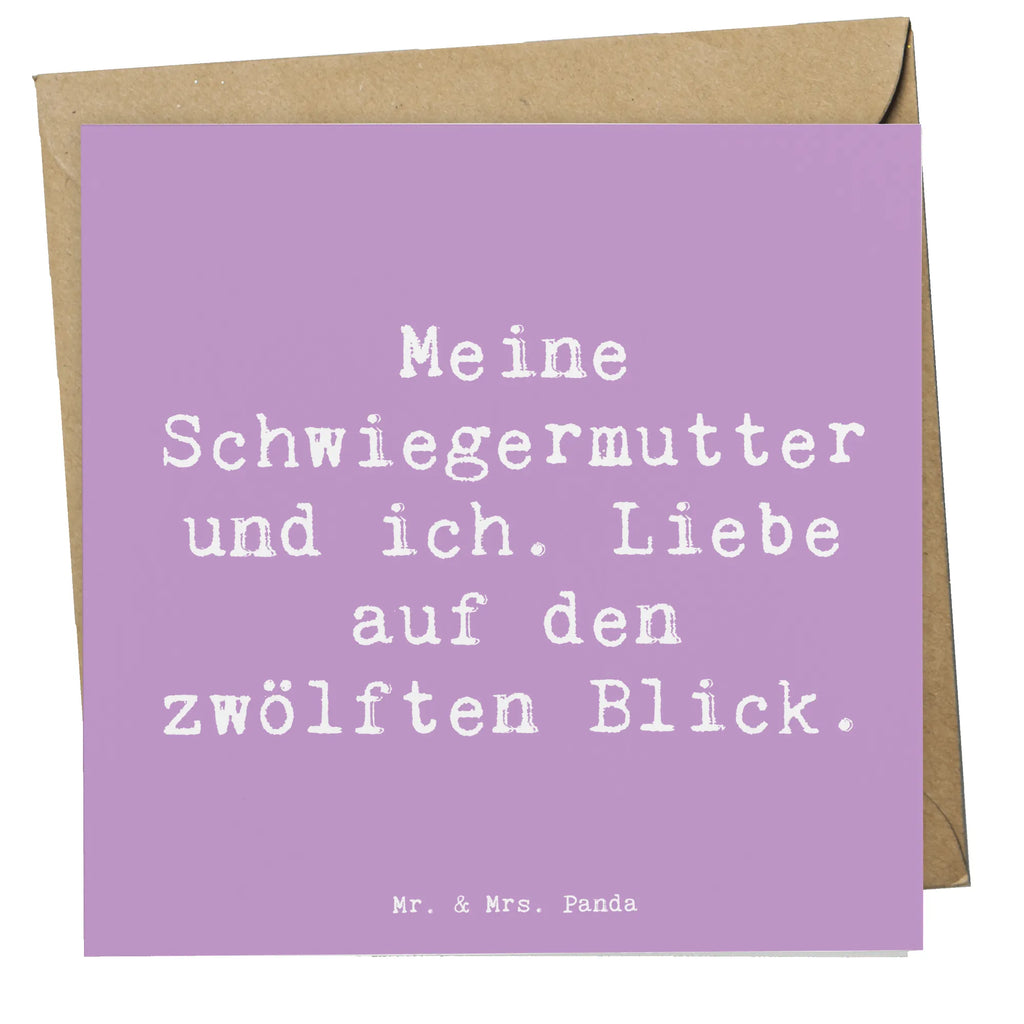 Deluxe Karte Spruch Schwiegermutter Liebe Karte, Grußkarte, Klappkarte, Einladungskarte, Glückwunschkarte, Hochzeitskarte, Geburtstagskarte, Hochwertige Grußkarte, Hochwertige Klappkarte, Familie, Vatertag, Muttertag, Bruder, Schwester, Mama, Papa, Oma, Opa