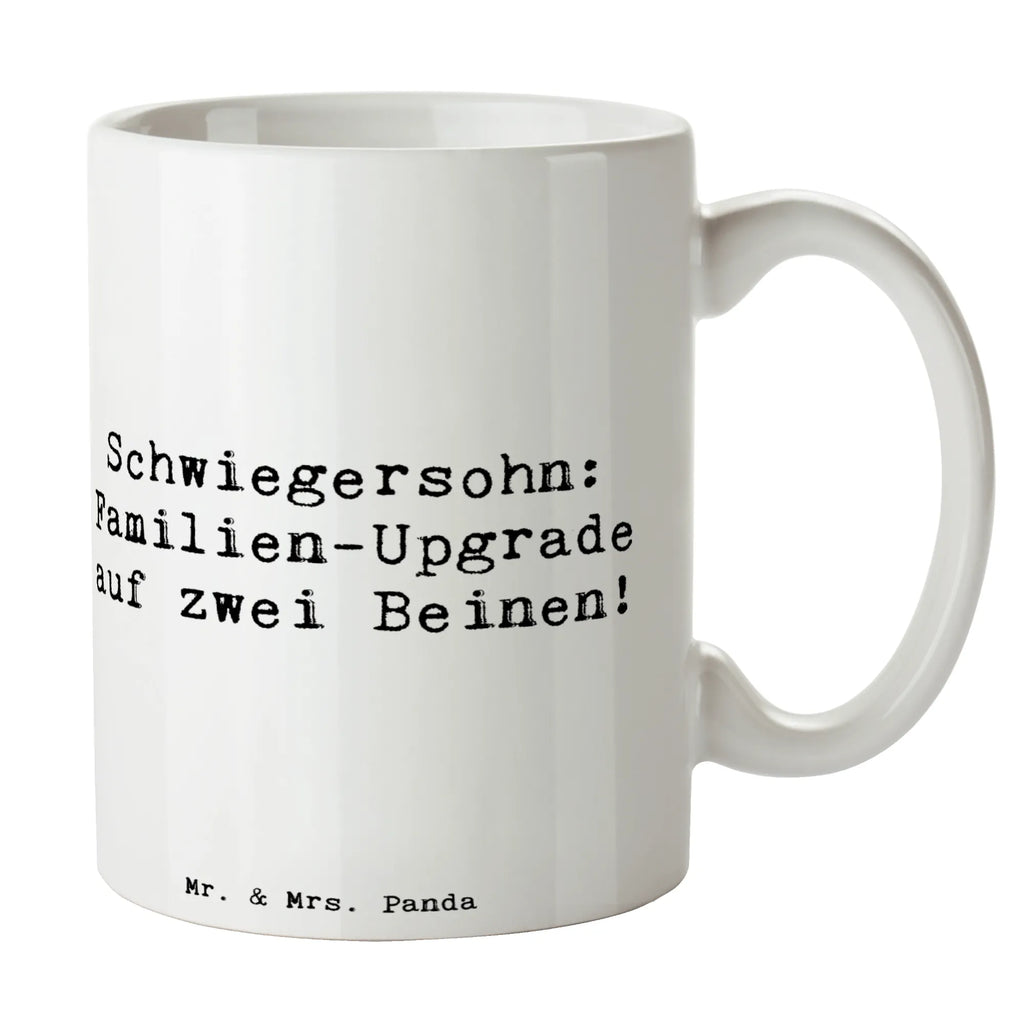 Tasse Spruch Schwiegersohn Upgrade Tasse, Kaffeetasse, Teetasse, Becher, Kaffeebecher, Teebecher, Keramiktasse, Porzellantasse, Büro Tasse, Geschenk Tasse, Tasse Sprüche, Tasse Motive, Kaffeetassen, Tasse bedrucken, Designer Tasse, Cappuccino Tassen, Schöne Teetassen, Familie, Vatertag, Muttertag, Bruder, Schwester, Mama, Papa, Oma, Opa