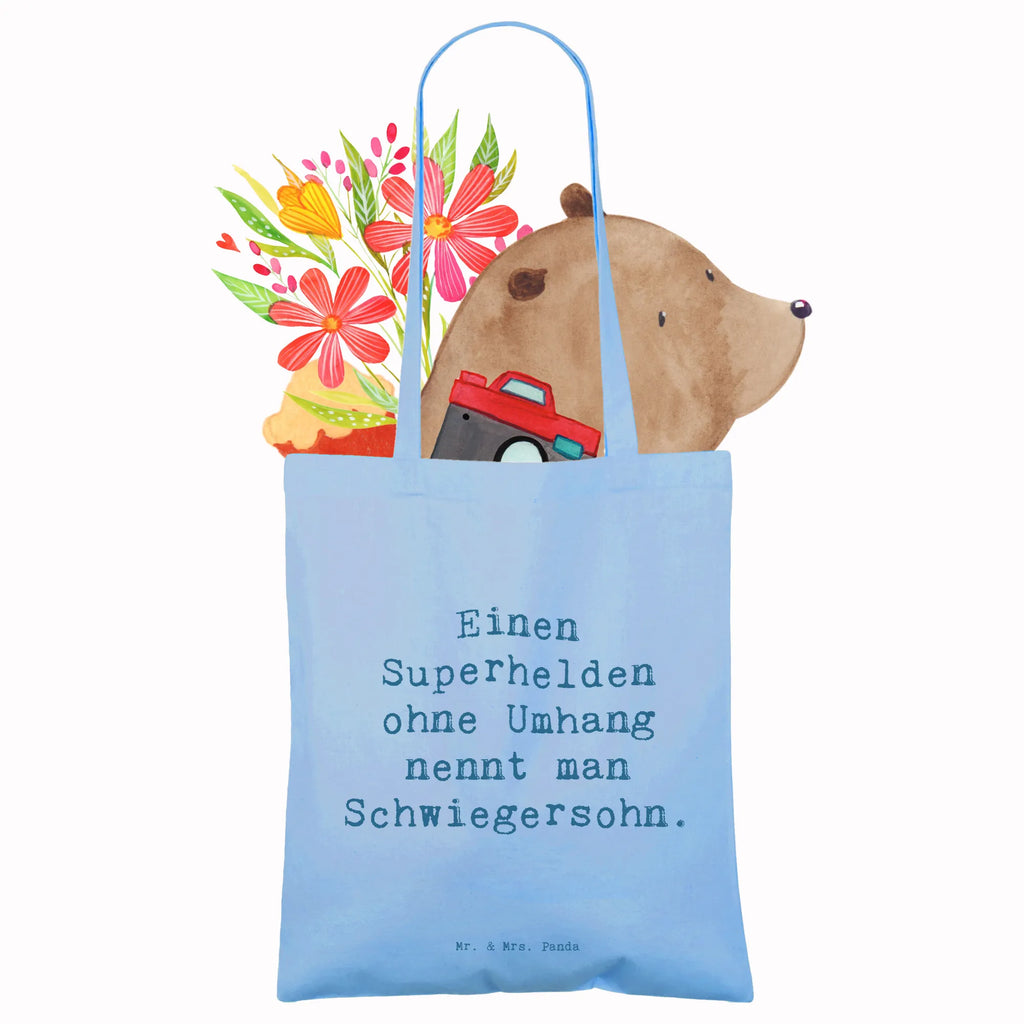 Tragetasche Spruch Held Schwiegersohn Beuteltasche, Beutel, Einkaufstasche, Jutebeutel, Stoffbeutel, Tasche, Shopper, Umhängetasche, Strandtasche, Schultertasche, Stofftasche, Tragetasche, Badetasche, Jutetasche, Einkaufstüte, Laptoptasche, Familie, Vatertag, Muttertag, Bruder, Schwester, Mama, Papa, Oma, Opa