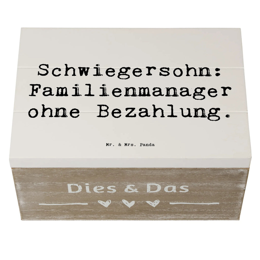 Holzkiste Spruch Schwiegersohn Manager Holzkiste, Kiste, Schatzkiste, Truhe, Schatulle, XXL, Erinnerungsbox, Erinnerungskiste, Dekokiste, Aufbewahrungsbox, Geschenkbox, Geschenkdose, Familie, Vatertag, Muttertag, Bruder, Schwester, Mama, Papa, Oma, Opa