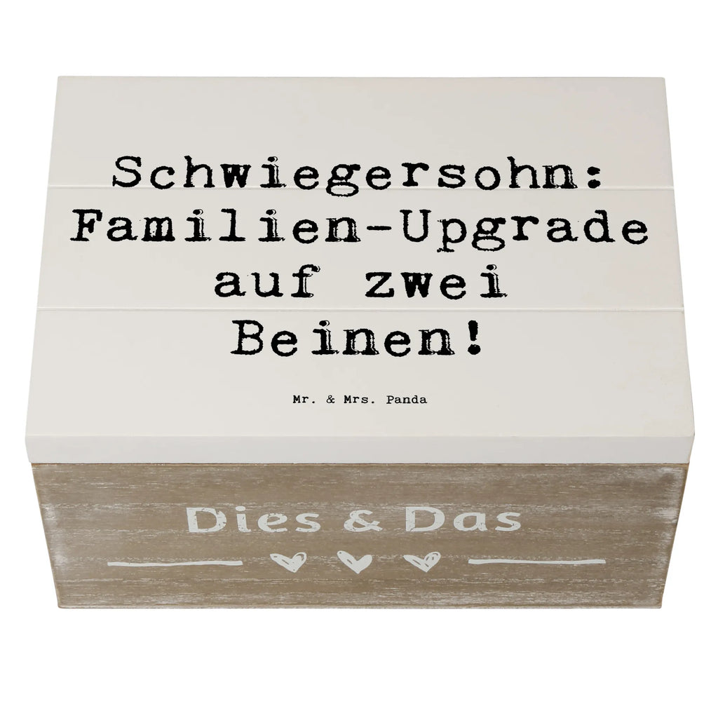 Holzkiste Spruch Schwiegersohn Upgrade Holzkiste, Kiste, Schatzkiste, Truhe, Schatulle, XXL, Erinnerungsbox, Erinnerungskiste, Dekokiste, Aufbewahrungsbox, Geschenkbox, Geschenkdose, Familie, Vatertag, Muttertag, Bruder, Schwester, Mama, Papa, Oma, Opa