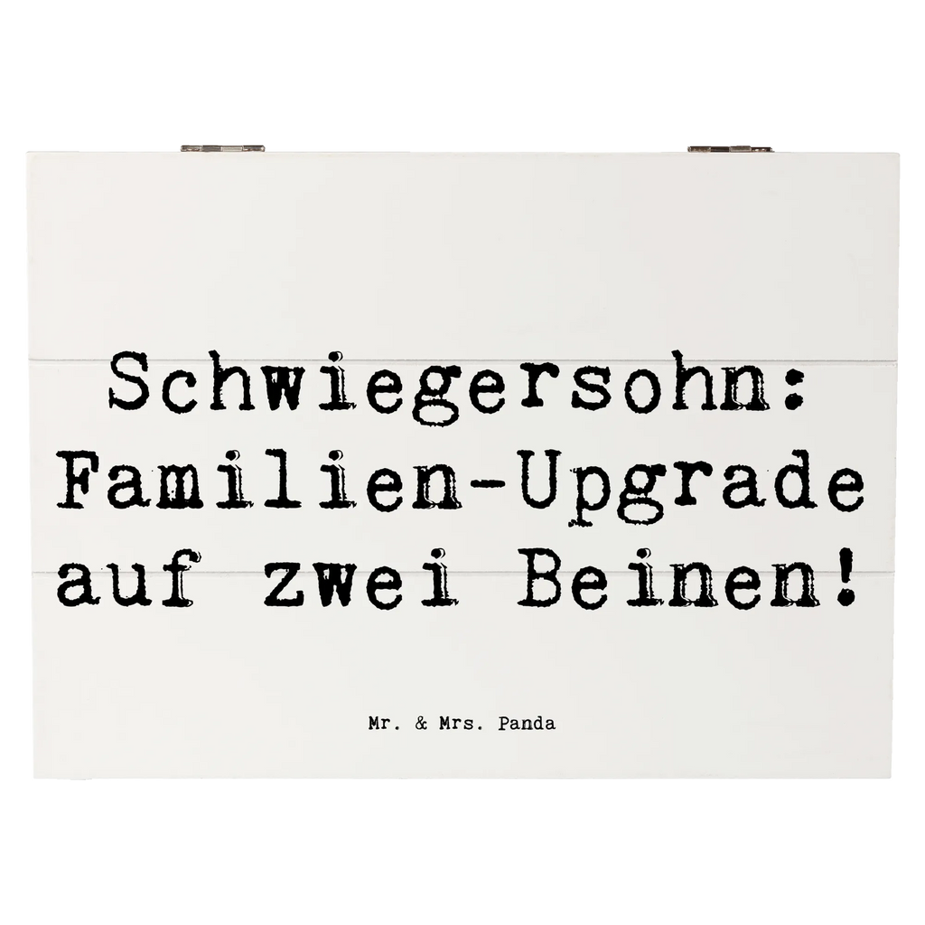 Holzkiste Spruch Schwiegersohn Upgrade Holzkiste, Kiste, Schatzkiste, Truhe, Schatulle, XXL, Erinnerungsbox, Erinnerungskiste, Dekokiste, Aufbewahrungsbox, Geschenkbox, Geschenkdose, Familie, Vatertag, Muttertag, Bruder, Schwester, Mama, Papa, Oma, Opa