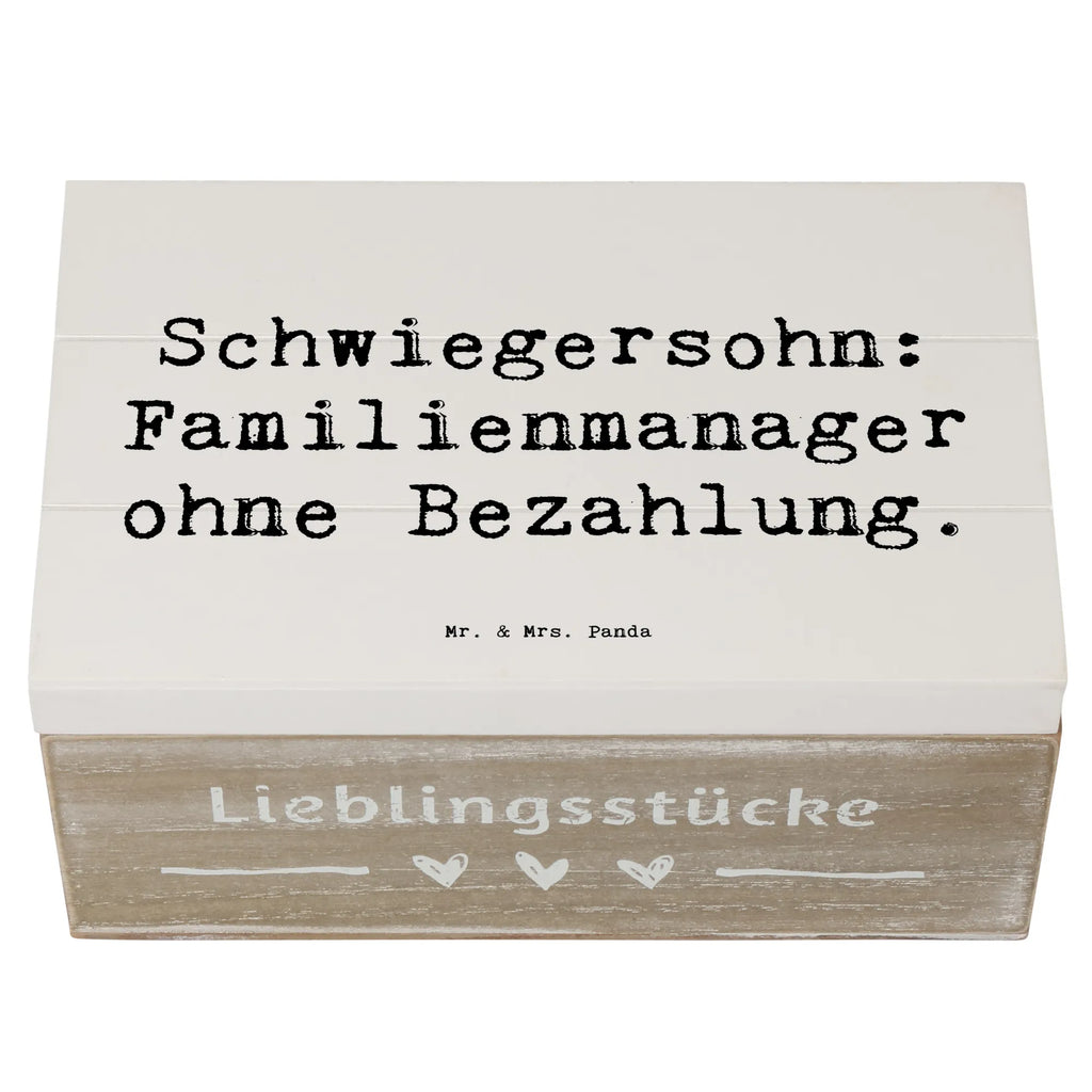 Holzkiste Spruch Schwiegersohn Manager Holzkiste, Kiste, Schatzkiste, Truhe, Schatulle, XXL, Erinnerungsbox, Erinnerungskiste, Dekokiste, Aufbewahrungsbox, Geschenkbox, Geschenkdose, Familie, Vatertag, Muttertag, Bruder, Schwester, Mama, Papa, Oma, Opa