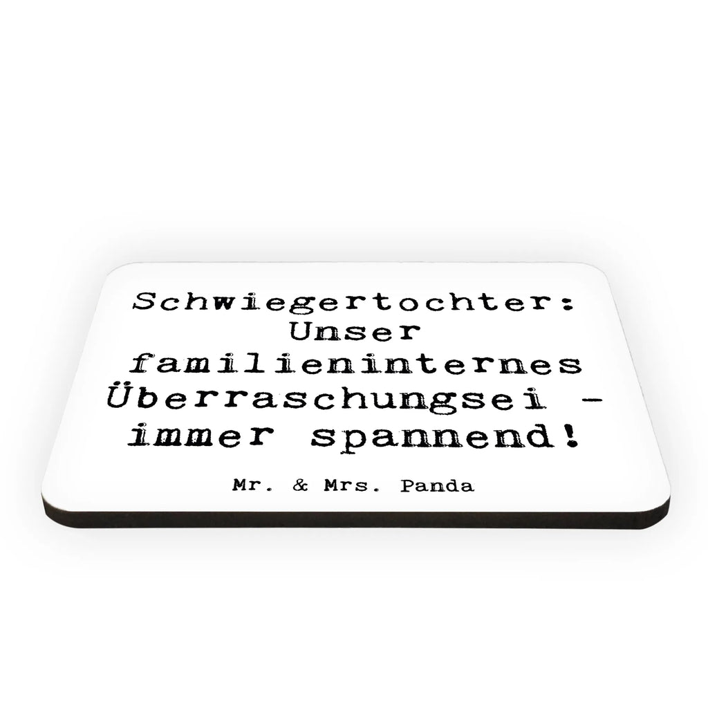 Magnet Spruch Überraschungs-Schwiegertochter Kühlschrankmagnet, Pinnwandmagnet, Souvenir Magnet, Motivmagnete, Dekomagnet, Whiteboard Magnet, Notiz Magnet, Kühlschrank Dekoration, Familie, Vatertag, Muttertag, Bruder, Schwester, Mama, Papa, Oma, Opa