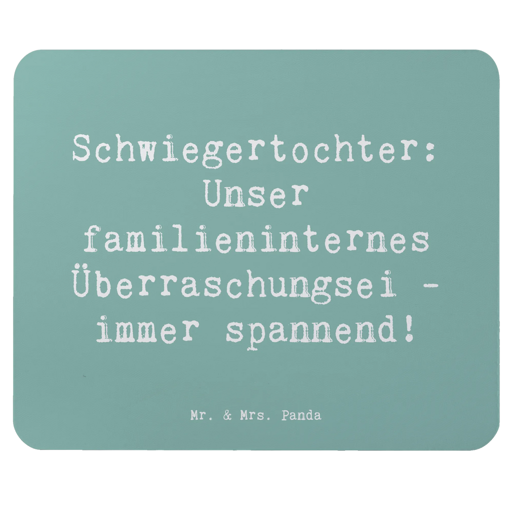 Mauspad Spruch Überraschungs-Schwiegertochter Mousepad, Computer zubehör, Büroausstattung, PC Zubehör, Arbeitszimmer, Mauspad, Einzigartiges Mauspad, Designer Mauspad, Mausunterlage, Mauspad Büro, Familie, Vatertag, Muttertag, Bruder, Schwester, Mama, Papa, Oma, Opa