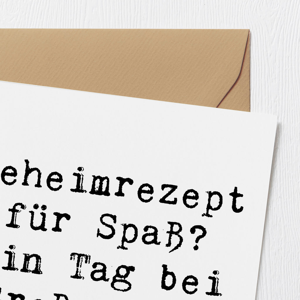 Deluxe Karte Spruch Tag bei Großvater Karte, Grußkarte, Klappkarte, Einladungskarte, Glückwunschkarte, Hochzeitskarte, Geburtstagskarte, Hochwertige Grußkarte, Hochwertige Klappkarte, Familie, Vatertag, Muttertag, Bruder, Schwester, Mama, Papa, Oma, Opa