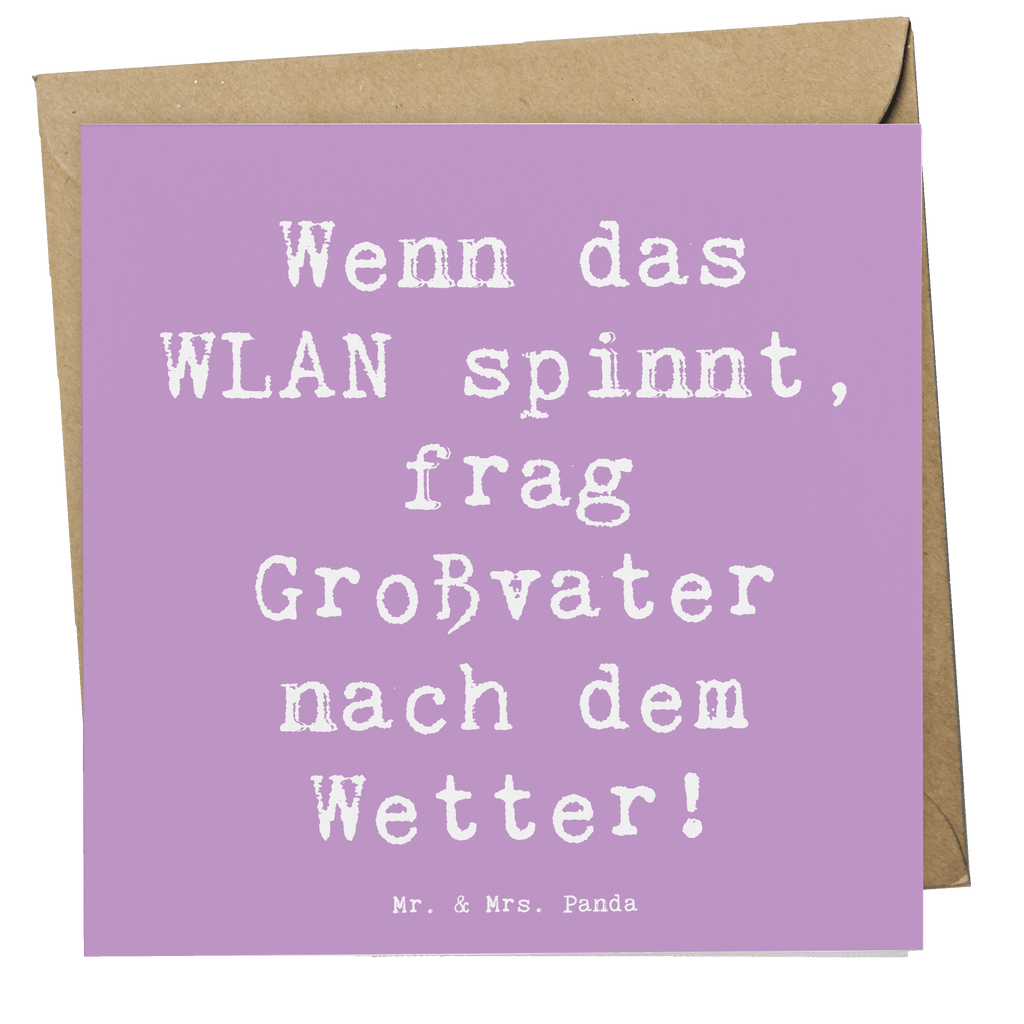 Deluxe Karte Spruch Großvater Wissen Karte, Grußkarte, Klappkarte, Einladungskarte, Glückwunschkarte, Hochzeitskarte, Geburtstagskarte, Hochwertige Grußkarte, Hochwertige Klappkarte, Familie, Vatertag, Muttertag, Bruder, Schwester, Mama, Papa, Oma, Opa