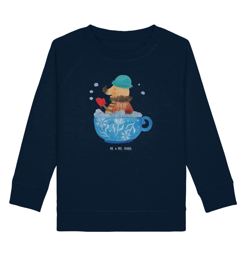 Organic Kinder Pullover Nachtfalter Schaumbad Kinder Pullover, Kinder Sweatshirt, Jungen, Mädchen, Tiermotive, Gute Laune, lustige Sprüche, Tiere, Nachtfalter, Schaumbad, Badezimmer, Bad, WC, Badezimmerdeko, Baden, Tasse, Träumen, verträumt, Ziele, Zeitmanagement