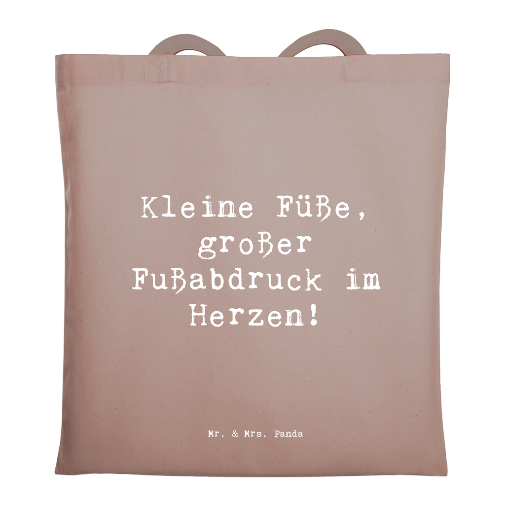 Tragetasche Spruch Kind Fußabdruck Beuteltasche, Beutel, Einkaufstasche, Jutebeutel, Stoffbeutel, Tasche, Shopper, Umhängetasche, Strandtasche, Schultertasche, Stofftasche, Tragetasche, Badetasche, Jutetasche, Einkaufstüte, Laptoptasche, Familie, Vatertag, Muttertag, Bruder, Schwester, Mama, Papa, Oma, Opa