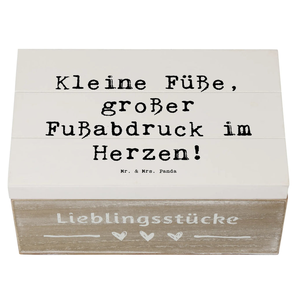 Holzkiste Spruch Kind Fußabdruck Holzkiste, Kiste, Schatzkiste, Truhe, Schatulle, XXL, Erinnerungsbox, Erinnerungskiste, Dekokiste, Aufbewahrungsbox, Geschenkbox, Geschenkdose, Familie, Vatertag, Muttertag, Bruder, Schwester, Mama, Papa, Oma, Opa