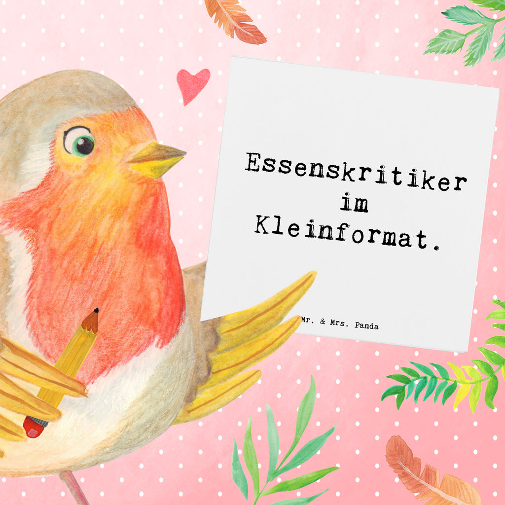 Deluxe Karte Spruch Kind Essenskritiker Karte, Grußkarte, Klappkarte, Einladungskarte, Glückwunschkarte, Hochzeitskarte, Geburtstagskarte, Hochwertige Grußkarte, Hochwertige Klappkarte, Familie, Vatertag, Muttertag, Bruder, Schwester, Mama, Papa, Oma, Opa