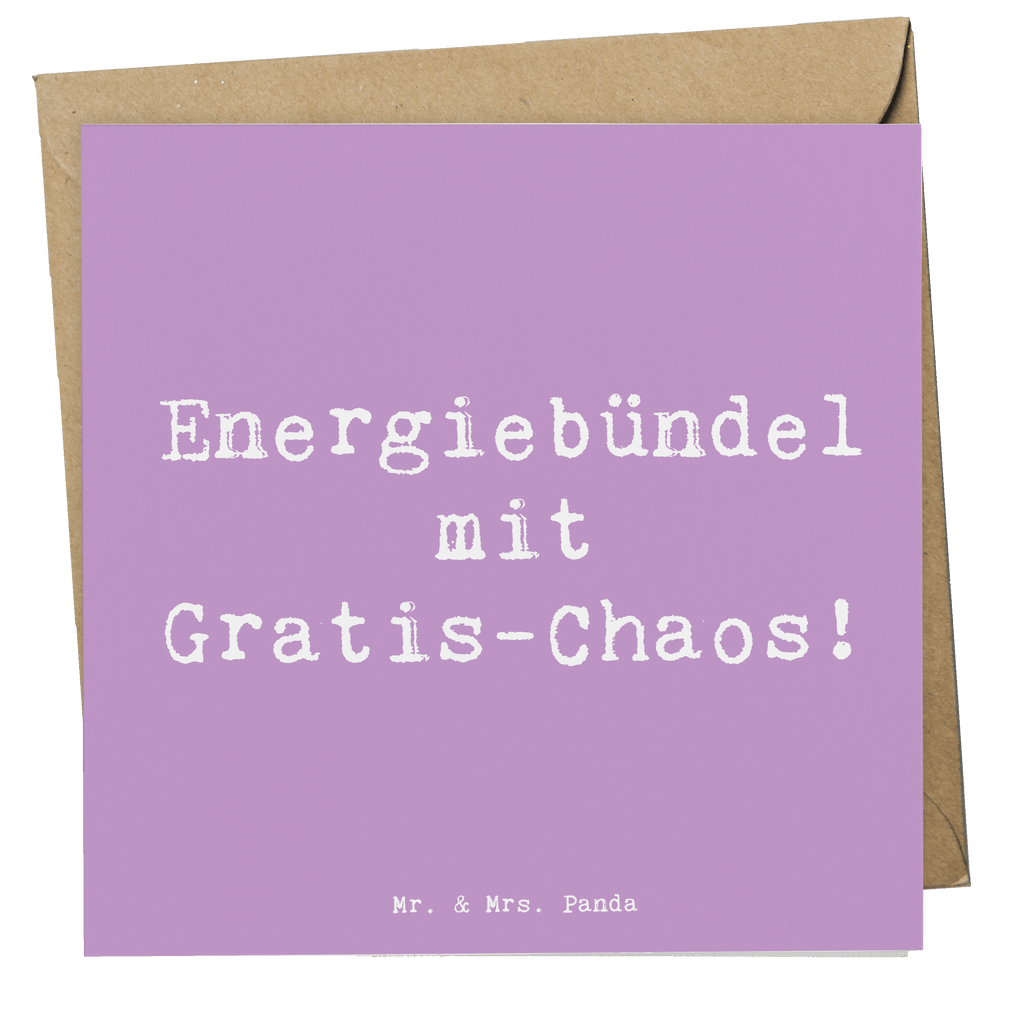 Deluxe Karte Spruch Kinder Energiebündel Karte, Grußkarte, Klappkarte, Einladungskarte, Glückwunschkarte, Hochzeitskarte, Geburtstagskarte, Hochwertige Grußkarte, Hochwertige Klappkarte, Familie, Vatertag, Muttertag, Bruder, Schwester, Mama, Papa, Oma, Opa