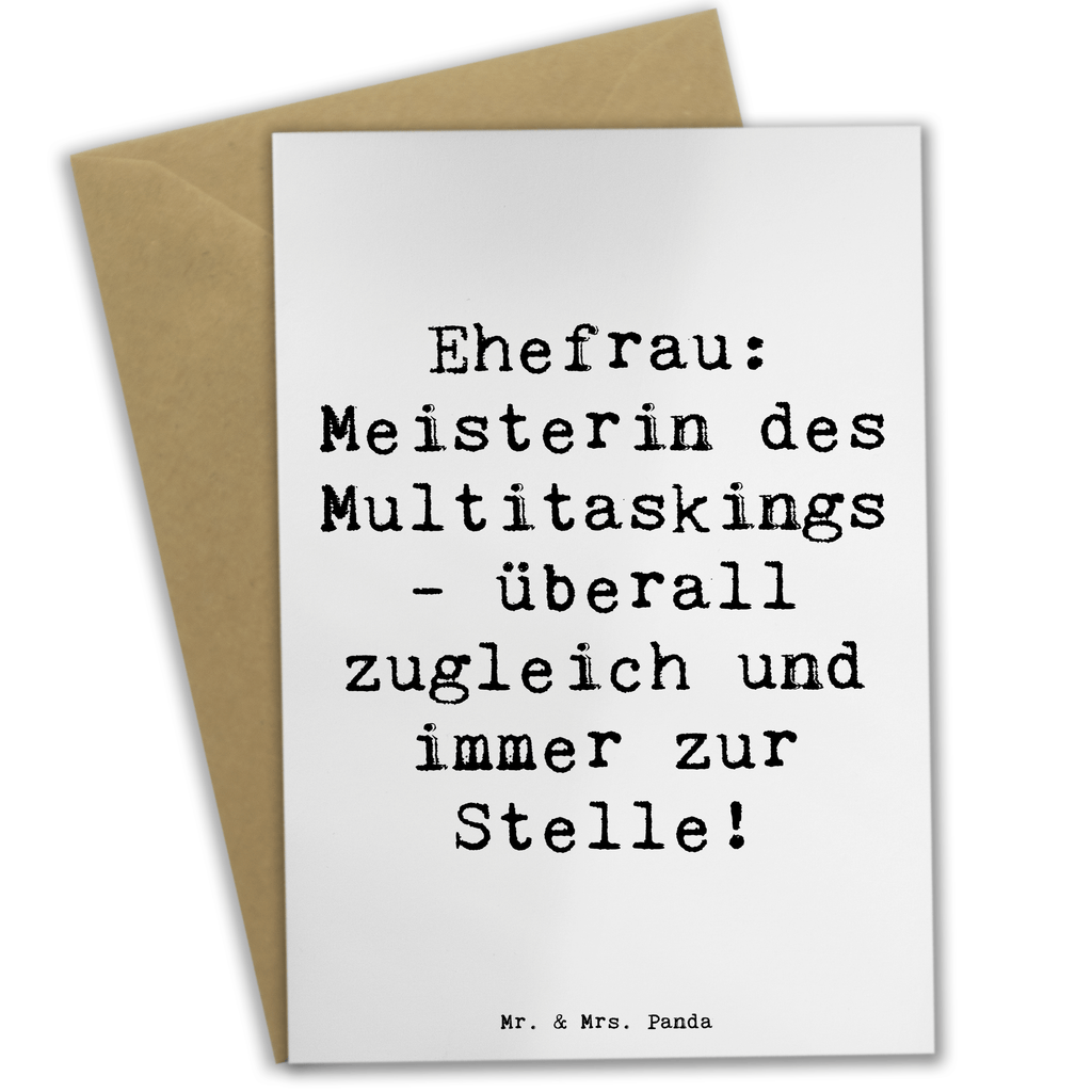 Grußkarte Spruch Ehefrau Meisterin Grußkarte, Klappkarte, Einladungskarte, Glückwunschkarte, Hochzeitskarte, Geburtstagskarte, Karte, Ansichtskarten, Familie, Vatertag, Muttertag, Bruder, Schwester, Mama, Papa, Oma, Opa