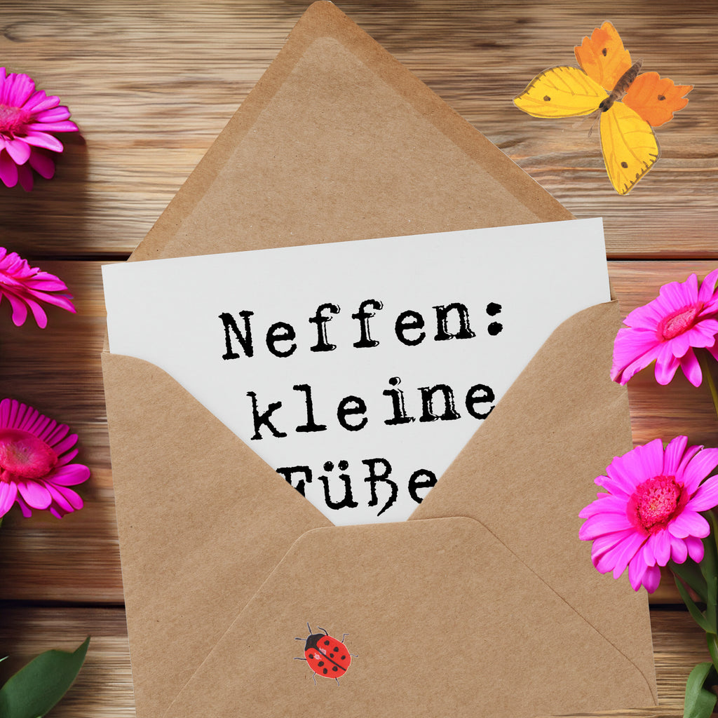 Deluxe Karte Spruch Neffe Abenteuer Karte, Grußkarte, Klappkarte, Einladungskarte, Glückwunschkarte, Hochzeitskarte, Geburtstagskarte, Hochwertige Grußkarte, Hochwertige Klappkarte, Familie, Vatertag, Muttertag, Bruder, Schwester, Mama, Papa, Oma, Opa