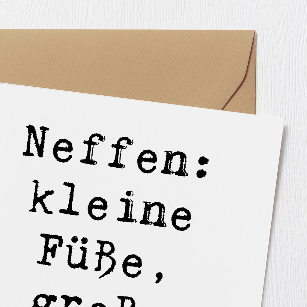 Deluxe Karte Spruch Neffe Abenteuer Karte, Grußkarte, Klappkarte, Einladungskarte, Glückwunschkarte, Hochzeitskarte, Geburtstagskarte, Hochwertige Grußkarte, Hochwertige Klappkarte, Familie, Vatertag, Muttertag, Bruder, Schwester, Mama, Papa, Oma, Opa