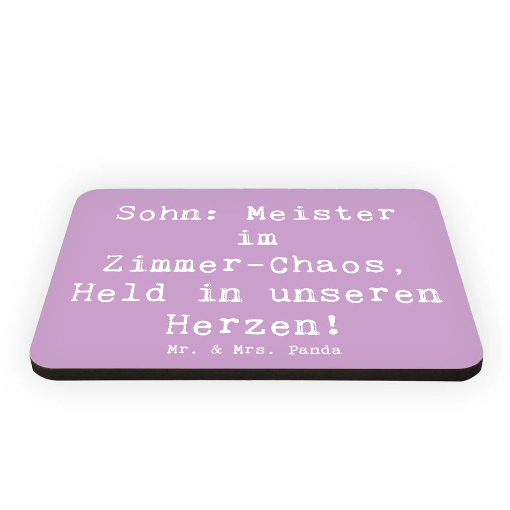 Magnet Spruch Sohn Chaosheld Kühlschrankmagnet, Pinnwandmagnet, Souvenir Magnet, Motivmagnete, Dekomagnet, Whiteboard Magnet, Notiz Magnet, Kühlschrank Dekoration, Familie, Vatertag, Muttertag, Bruder, Schwester, Mama, Papa, Oma, Opa