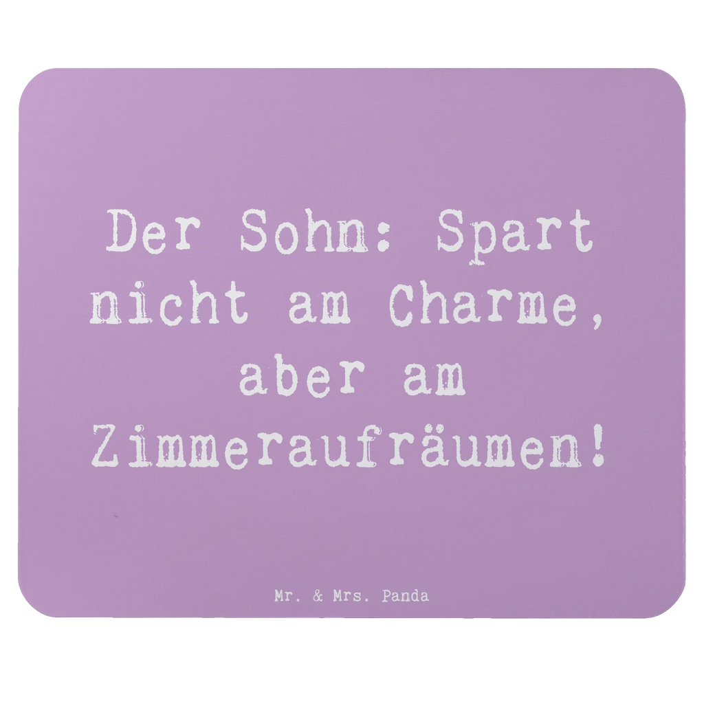 Mauspad Spruch Sohn Charme Mousepad, Computer zubehör, Büroausstattung, PC Zubehör, Arbeitszimmer, Mauspad, Einzigartiges Mauspad, Designer Mauspad, Mausunterlage, Mauspad Büro, Familie, Vatertag, Muttertag, Bruder, Schwester, Mama, Papa, Oma, Opa