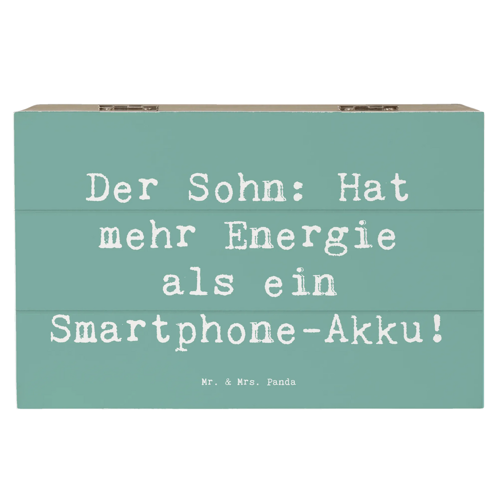 Holzkiste Spruch Energie Sohn Holzkiste, Kiste, Schatzkiste, Truhe, Schatulle, XXL, Erinnerungsbox, Erinnerungskiste, Dekokiste, Aufbewahrungsbox, Geschenkbox, Geschenkdose, Familie, Vatertag, Muttertag, Bruder, Schwester, Mama, Papa, Oma, Opa