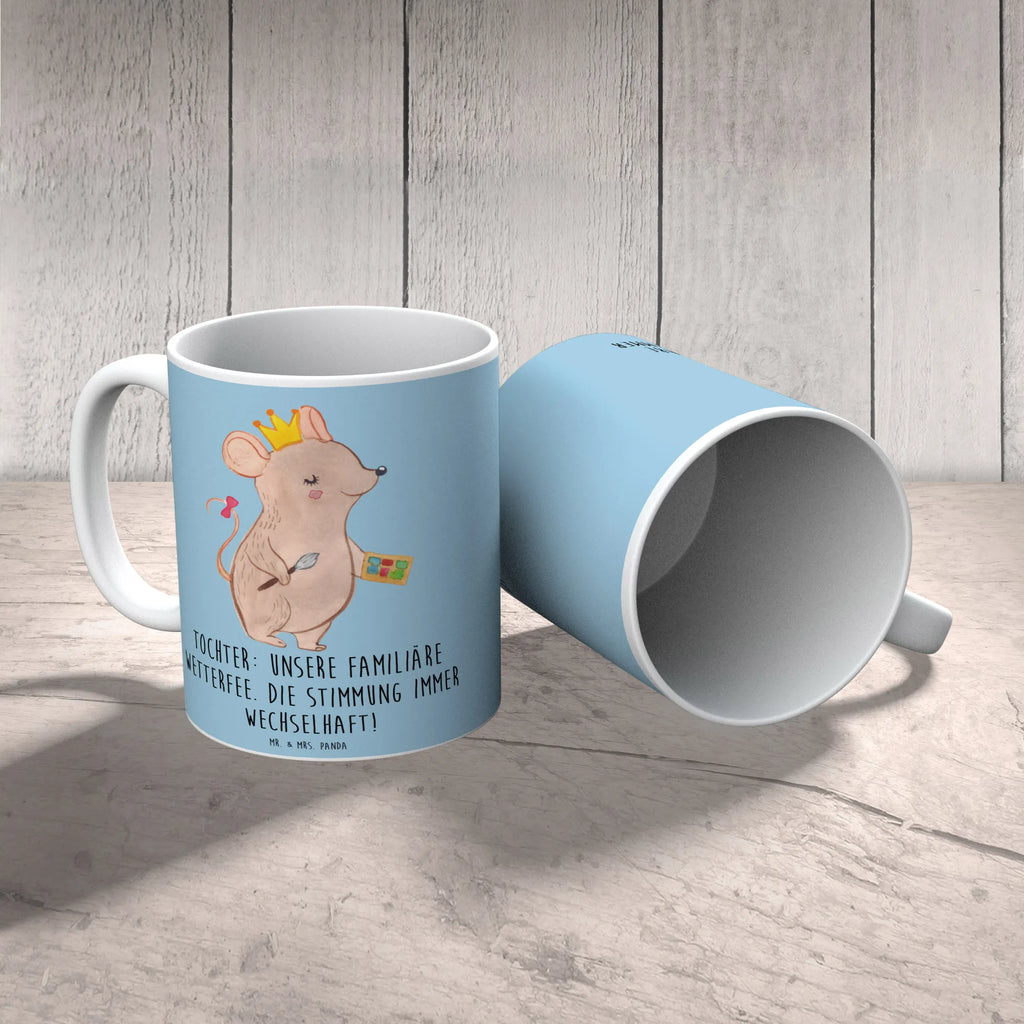 Tasse Tochter Wetterfee Tasse, Kaffeetasse, Teetasse, Becher, Kaffeebecher, Teebecher, Keramiktasse, Porzellantasse, Büro Tasse, Geschenk Tasse, Tasse Sprüche, Tasse Motive, Kaffeetassen, Tasse bedrucken, Designer Tasse, Cappuccino Tassen, Schöne Teetassen, Familie, Vatertag, Muttertag, Bruder, Schwester, Mama, Papa, Oma, Opa