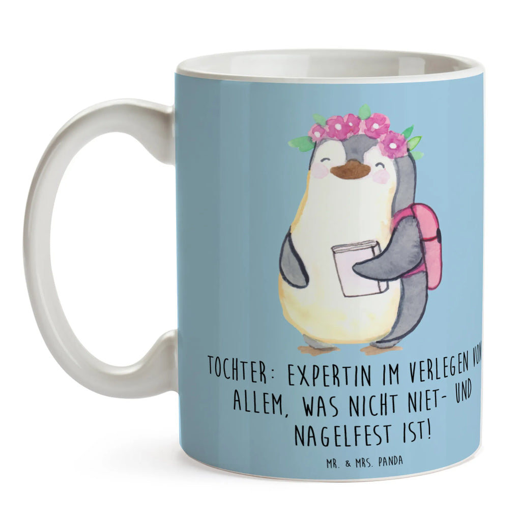 Tasse Tochter Expertin Tasse, Kaffeetasse, Teetasse, Becher, Kaffeebecher, Teebecher, Keramiktasse, Porzellantasse, Büro Tasse, Geschenk Tasse, Tasse Sprüche, Tasse Motive, Kaffeetassen, Tasse bedrucken, Designer Tasse, Cappuccino Tassen, Schöne Teetassen, Familie, Vatertag, Muttertag, Bruder, Schwester, Mama, Papa, Oma, Opa