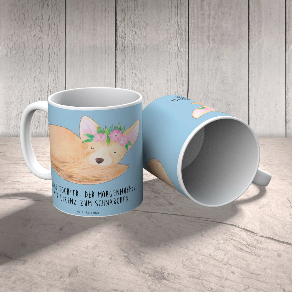 Tasse Tochter Morgenmuffel Tasse, Kaffeetasse, Teetasse, Becher, Kaffeebecher, Teebecher, Keramiktasse, Porzellantasse, Büro Tasse, Geschenk Tasse, Tasse Sprüche, Tasse Motive, Kaffeetassen, Tasse bedrucken, Designer Tasse, Cappuccino Tassen, Schöne Teetassen, Familie, Vatertag, Muttertag, Bruder, Schwester, Mama, Papa, Oma, Opa