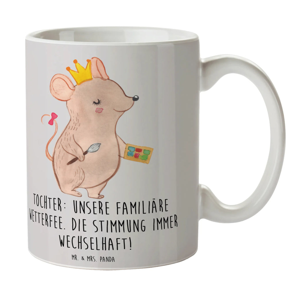 Tasse Tochter Wetterfee Tasse, Kaffeetasse, Teetasse, Becher, Kaffeebecher, Teebecher, Keramiktasse, Porzellantasse, Büro Tasse, Geschenk Tasse, Tasse Sprüche, Tasse Motive, Kaffeetassen, Tasse bedrucken, Designer Tasse, Cappuccino Tassen, Schöne Teetassen, Familie, Vatertag, Muttertag, Bruder, Schwester, Mama, Papa, Oma, Opa