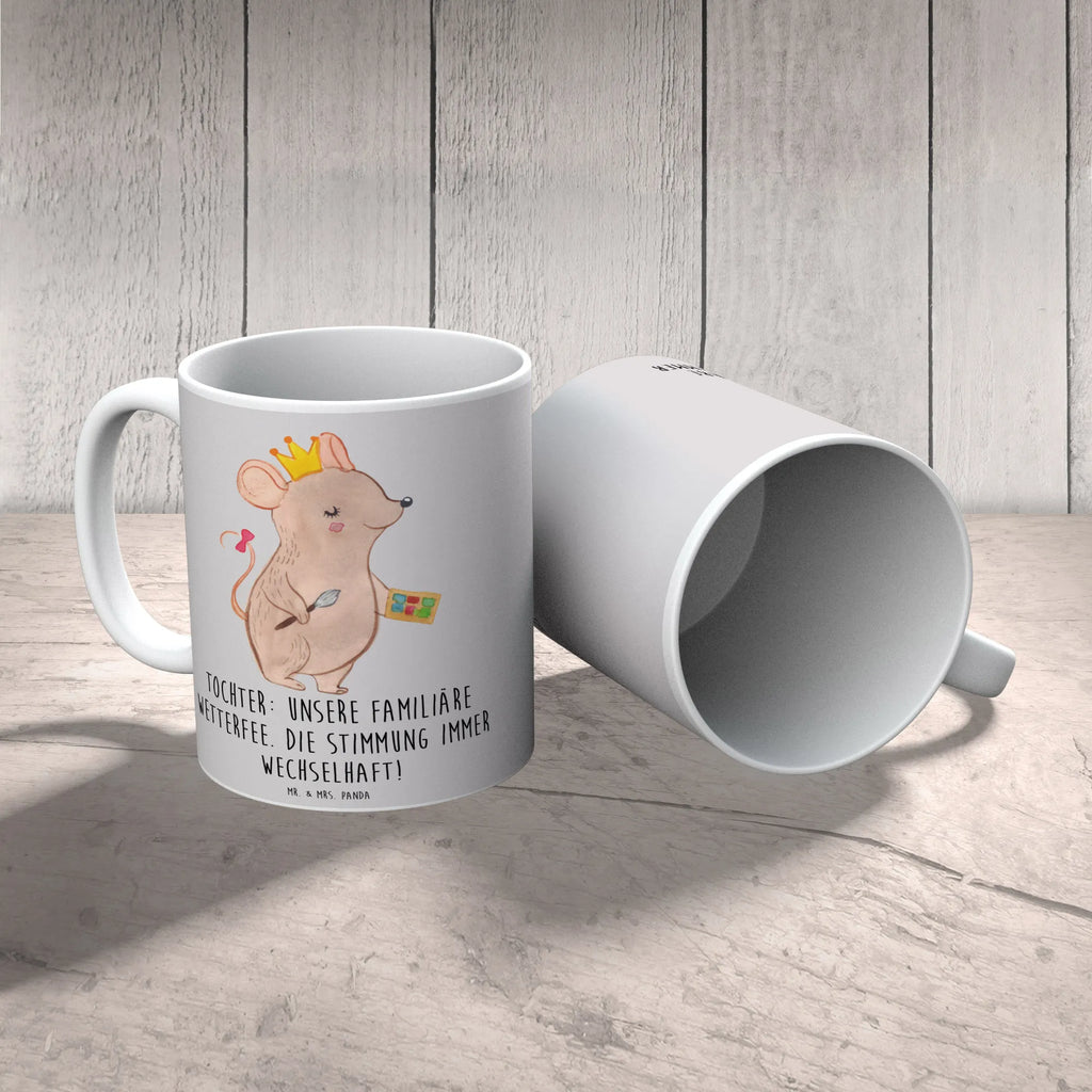 Tasse Tochter Wetterfee Tasse, Kaffeetasse, Teetasse, Becher, Kaffeebecher, Teebecher, Keramiktasse, Porzellantasse, Büro Tasse, Geschenk Tasse, Tasse Sprüche, Tasse Motive, Kaffeetassen, Tasse bedrucken, Designer Tasse, Cappuccino Tassen, Schöne Teetassen, Familie, Vatertag, Muttertag, Bruder, Schwester, Mama, Papa, Oma, Opa