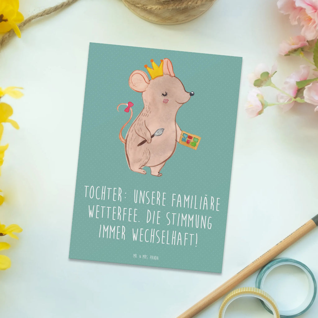 Postkarte Tochter Wetterfee Postkarte, Karte, Geschenkkarte, Grußkarte, Einladung, Ansichtskarte, Geburtstagskarte, Einladungskarte, Dankeskarte, Ansichtskarten, Einladung Geburtstag, Einladungskarten Geburtstag, Familie, Vatertag, Muttertag, Bruder, Schwester, Mama, Papa, Oma, Opa