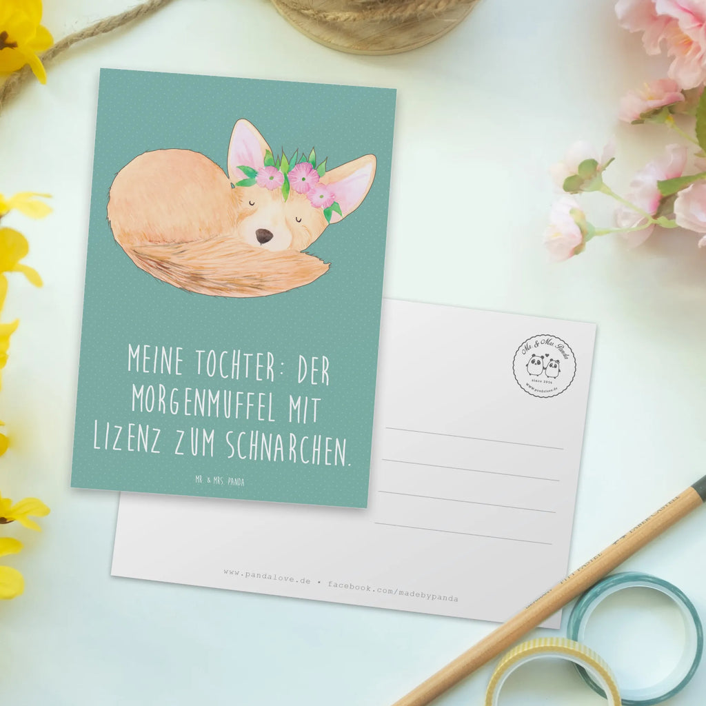 Postkarte Tochter Morgenmuffel Postkarte, Karte, Geschenkkarte, Grußkarte, Einladung, Ansichtskarte, Geburtstagskarte, Einladungskarte, Dankeskarte, Ansichtskarten, Einladung Geburtstag, Einladungskarten Geburtstag, Familie, Vatertag, Muttertag, Bruder, Schwester, Mama, Papa, Oma, Opa