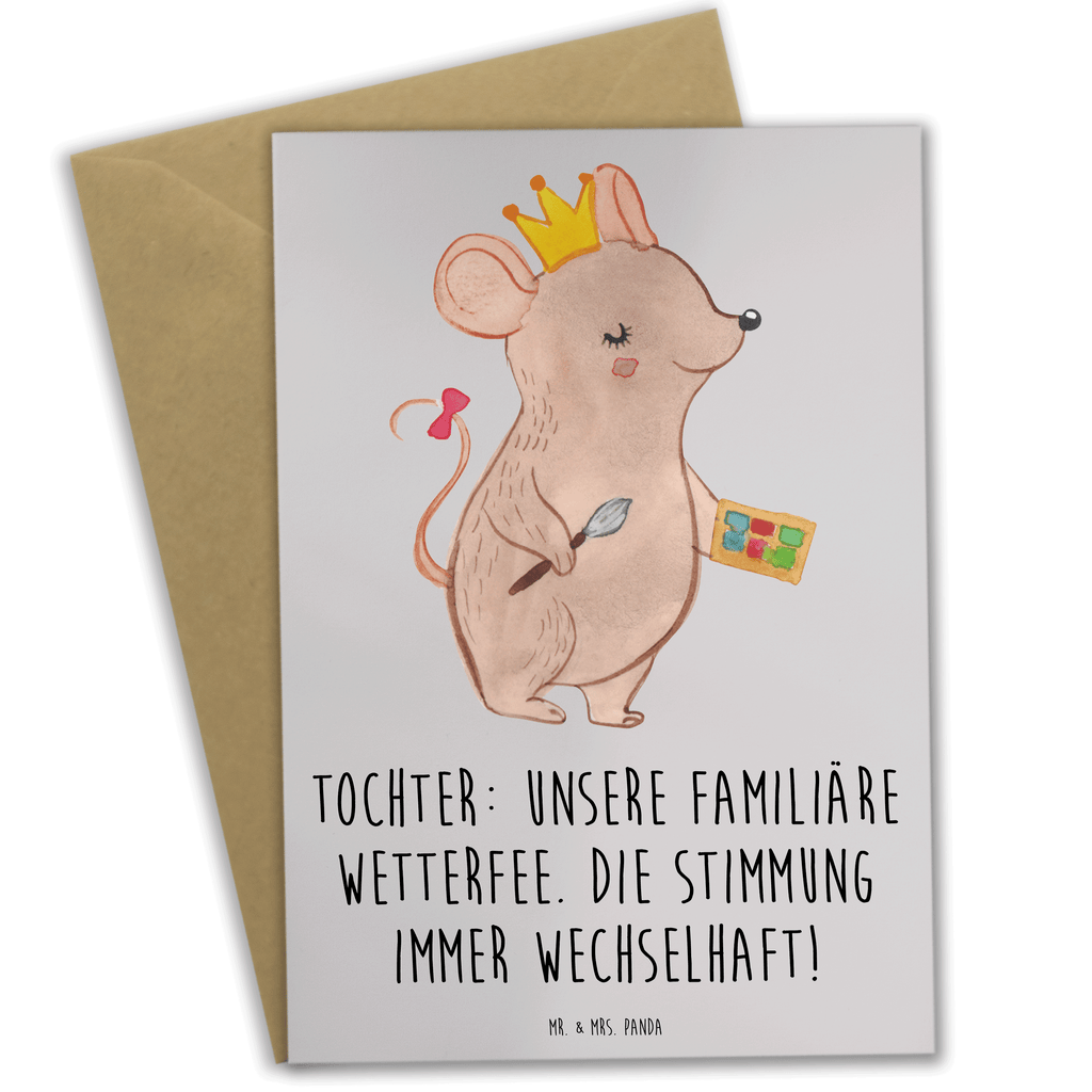 Grußkarte Tochter Wetterfee Grußkarte, Klappkarte, Einladungskarte, Glückwunschkarte, Hochzeitskarte, Geburtstagskarte, Karte, Ansichtskarten, Familie, Vatertag, Muttertag, Bruder, Schwester, Mama, Papa, Oma, Opa