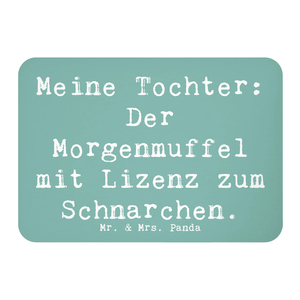 Magnet Spruch Tochter Morgenmuffel Kühlschrankmagnet, Pinnwandmagnet, Souvenir Magnet, Motivmagnete, Dekomagnet, Whiteboard Magnet, Notiz Magnet, Kühlschrank Dekoration, Familie, Vatertag, Muttertag, Bruder, Schwester, Mama, Papa, Oma, Opa